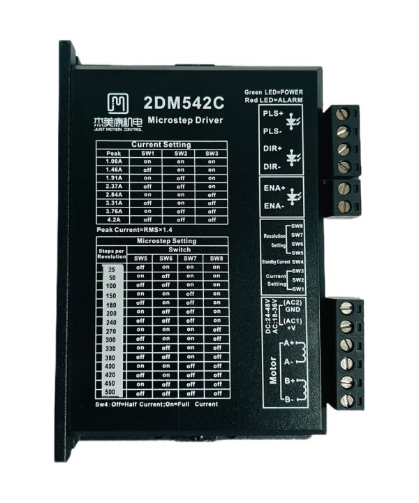 2dm542c-io-10k Jiemeikang 57 Điều Khiển Động Cơ Bước 2 Pha Chiết Áp Điều Chỉnh Tốc Độ Xung Tự Phát JMC Stepper