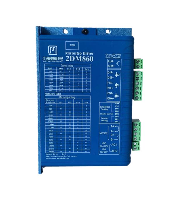 2dm860-n-cw Xung Kép Jiemeikang 86 Bộ Điều Khiển Động Cơ Bước 2 Pha Bộ Điều Khiển Động Cơ Bước JMC Stepper