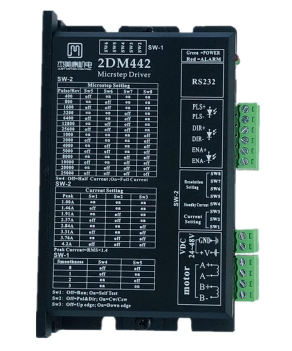 2tm442 Jiemeikang 57 Bộ Điều Khiển Động Cơ Bước 2 Pha Bộ Điều Khiển Truyền Động Xung Tự Phát Xung Kép Đơn JMC Stepper