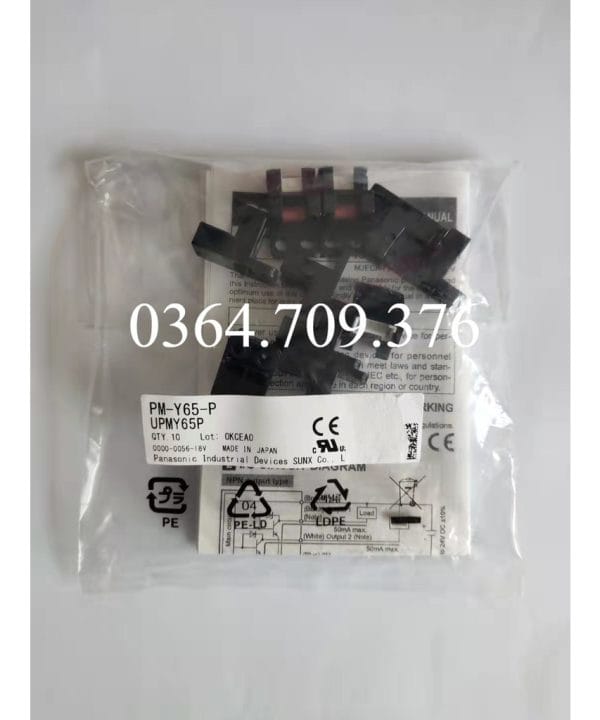 Cảm Biến Quang Điện U Panasonic PM-Y65, PM-Y65-P, PM-F25, PM-K25, PM-K25-P, PM-Y45-C3, PM-T45-C3