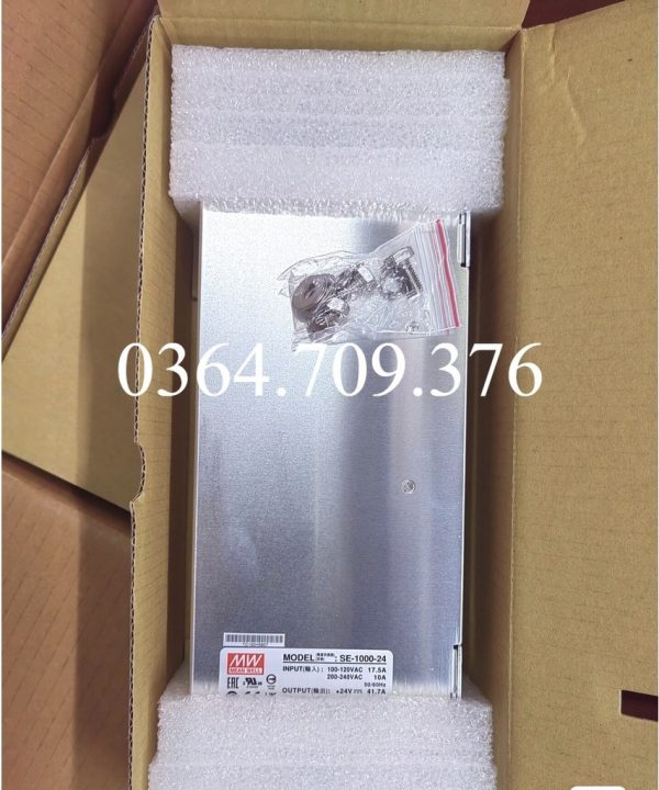 Bộ Nguồn Mean Well Taiwan SE-1000-24 1500W 24V 40A 42A 12V 48V