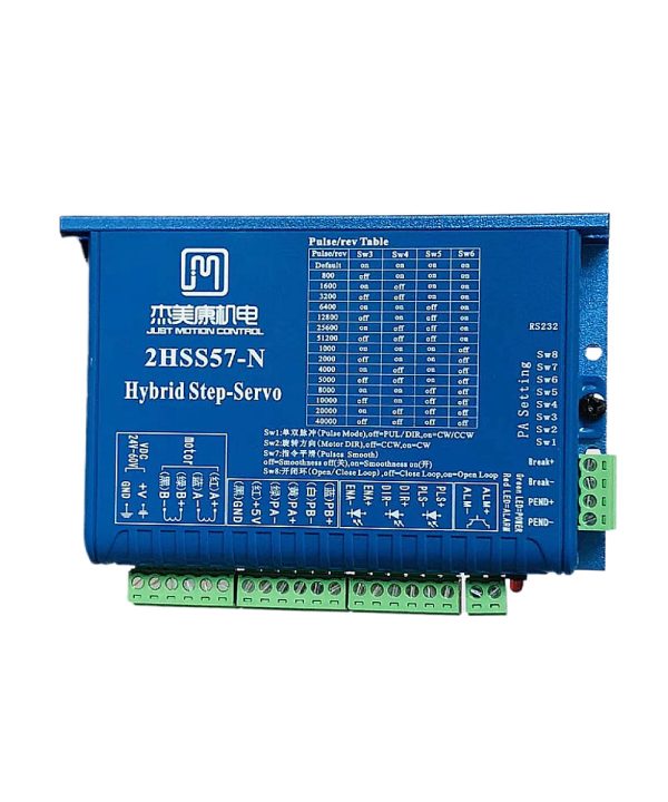 2hss57-n Jiemeikang 57 Vòng Kín Động Cơ Bước 2 Pha Thích Ứng Với Động Cơ Phanh Vòng Kín 57 60 JMC Stepper