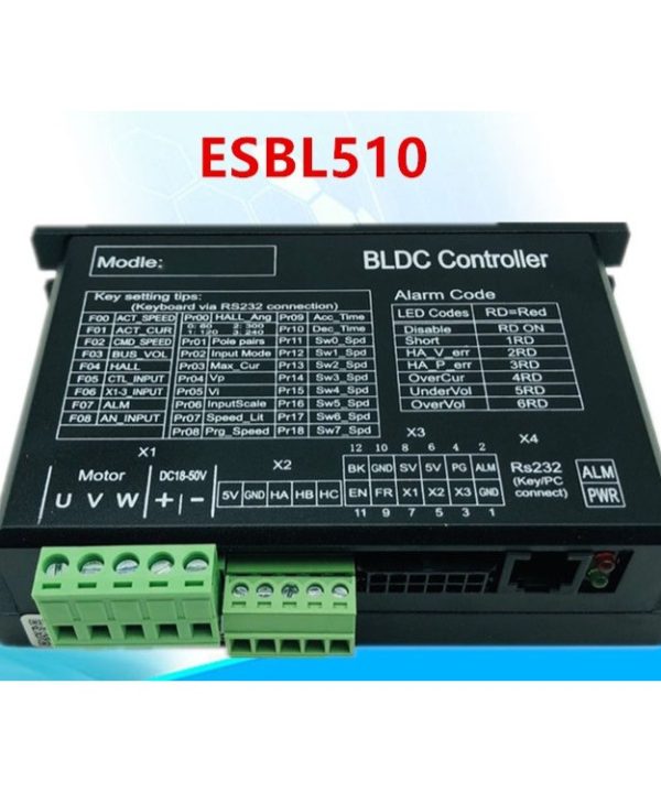 Bộ Điều Khiển Động Cơ Không Chổi Than Jiemeikang Esbl510 DC Với Cảm Biến Hall Dưới 200W Thông Dụng JMC Stepper