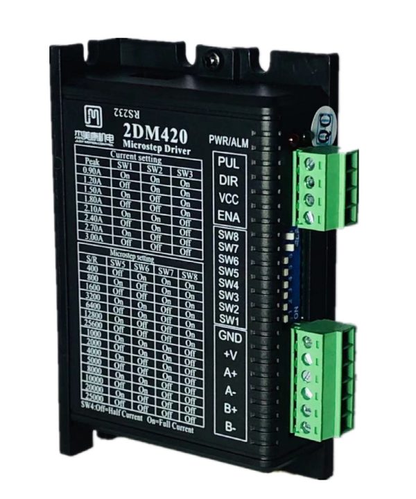 2dm420 Jiemeikang 35/42 2 Pha Động Cơ Bước Điện Áp 24V ~ 36V Hiện Tại 2A Thế Hệ 2m420 JMC Stepper