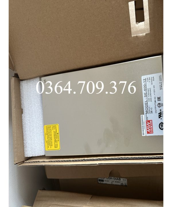 Bộ Nguồn Mean Well SE-600-12 Taiwan 600W 12V 50A