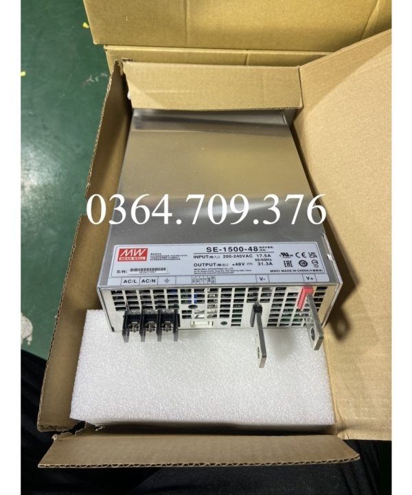 Bộ Nguồn Mean Well SE-1500-48 Taiwan 1500W 48V 31.3A