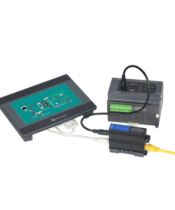 ETH-DVP-2P Amsamotion Phù Hợp Với Bộ Chuyển Đổi Module Mở Rộng Cổng Nối Tiếp PLC Sang Cổng Ethernet Dòng DVP Delta RS232