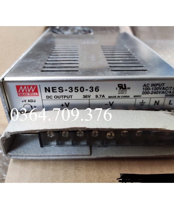 Bộ Nguồn Mean Well Taiwan  NES-350-27/36/7. 5v 13a 9.7a 46a Thay Thế SE