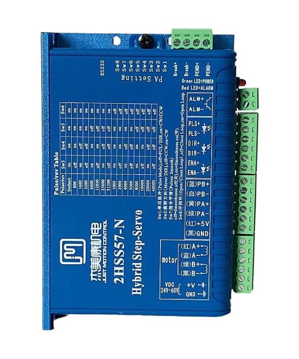 2hss57-n-jg2 Jiemeikang 57 Bộ Điều Khiển Động Cơ Servo Bước 2 Pha Thích Ứng Với Động Cơ Vòng Kín 57 60 JMC Stepper