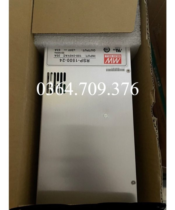 Bộ Nguồn Mean Well Taiwan RSP-1500-24 Công Suất 1500W 24V 63A SE-1500-24
