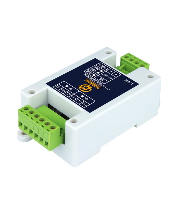 ZS-PT100-8 1-16 Kênh PT100 Bộ Thu Nhiệt Độ Điện Trở Bạch Kim 485 Cổng Lưới Có Thể Cách Ly Modbus Cấp Công Nghiệp