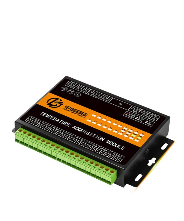 Module Thu Nhiệt Độ RS485 Máy Phát PT100 Điện Trở Bạch Kim Loại K Cặp Nhiệt Điện NTC Cấp Công Nghiệp