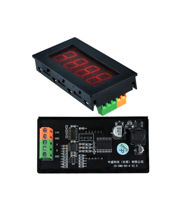 RS485 Đồng Hồ LED Ống Digital Màn Hình Hiển Thị Module Có Thể Điều Chỉnh PLC Giao Tiếp MODBUS-RTU Giao Thức 6 Chữ Số