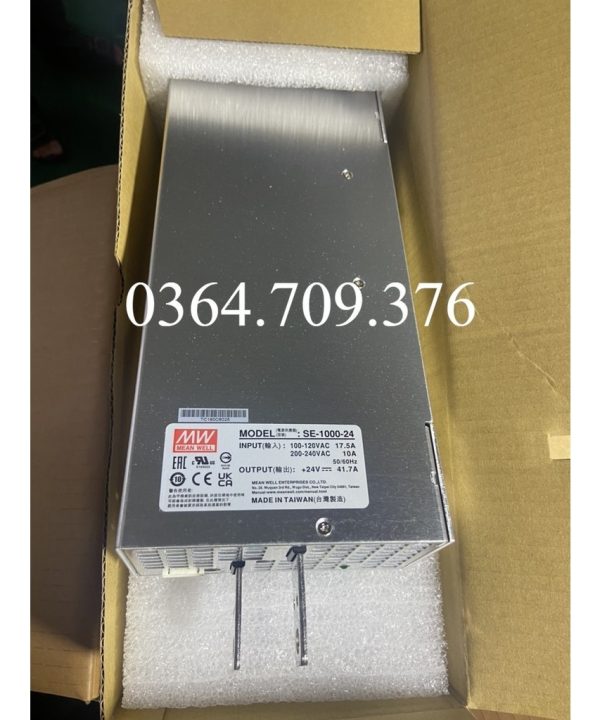 Bộ Nguồn Mean Well SE-1000-24 1000W 24V 41.7A Taiwan