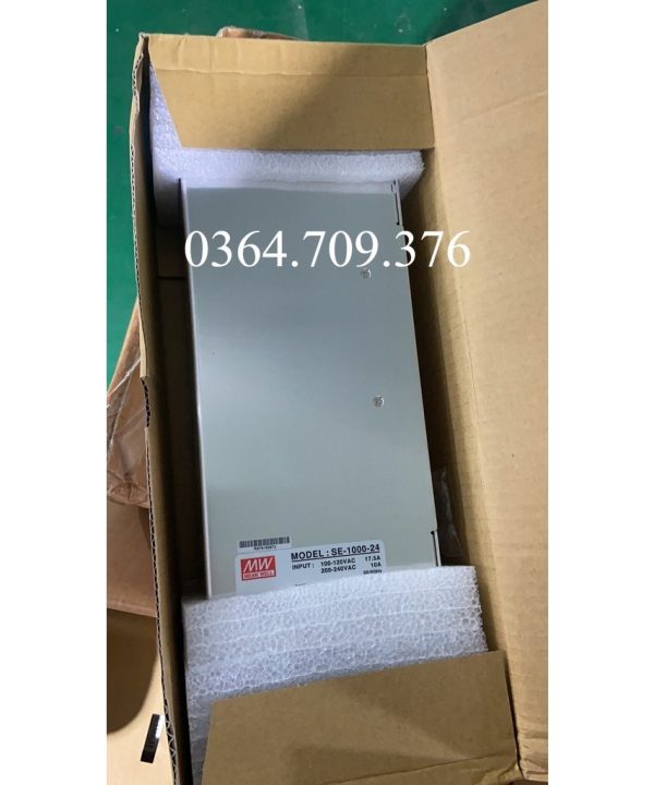 Bộ Nguồn Mean Well SE-1000-24 Công Suất 1000W 24V 41A Taiwan