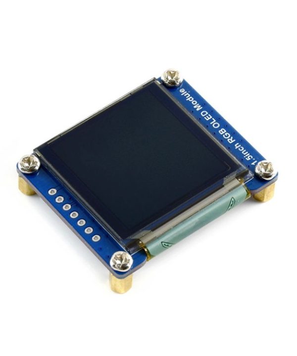 Mô-đun hiển thị OLED RGB 1.5inch 128x128, giao diện SPI màu cao 16 bit tương thích màn hình nhỏ Raspberry pi/Arduino/STM32