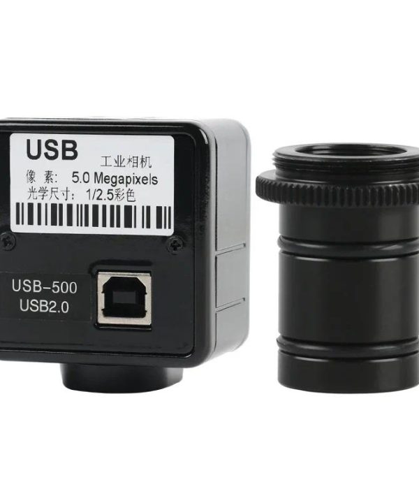5MP CMOS USB kính hiển vi camera kỹ thuật số điện tử thị kính miễn phí trình điều khiển độ phân giải cao Kính hiển vi camera công nghiệp tốc độ cao