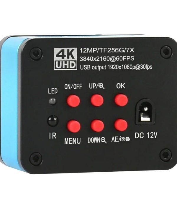 Sony imx117 UHD 4k 2k 12MP video công nghiệp USB HDMI kính hiển vi camera cho phòng thí nghiệm giáo dục nghiên cứu khoa học kiểm tra