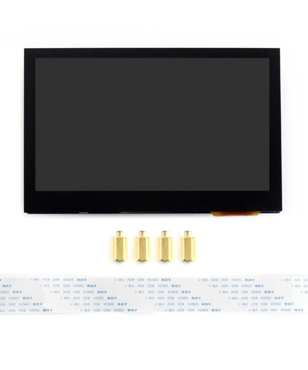 Màn hình cảm ứng điện dung 4.3inch Waveshare Màn hình RGB 24 bit IPS LCD Đồ Họa Nhiều Màu 800x480