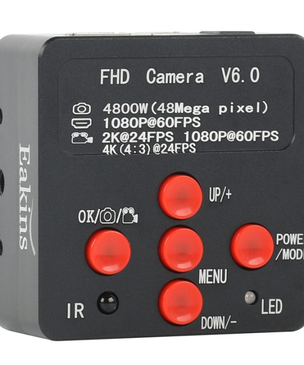 48MP 4K 2K 1080P HDMI USB Video Kính Hiển Vi Máy Ảnh TF Lưu Trữ 100X 130X 200X 300X 500X Zoom C Gắn Ống Kính Cho Điện Thoại Chip Sửa Chữa