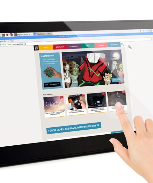 Waveshare 11.6inch cảm ứng điện dung màn hình LCD với kính cường lực Bìa 1920x1080 IPS hiển thị cho Raspberry Pi 4 mô hình B