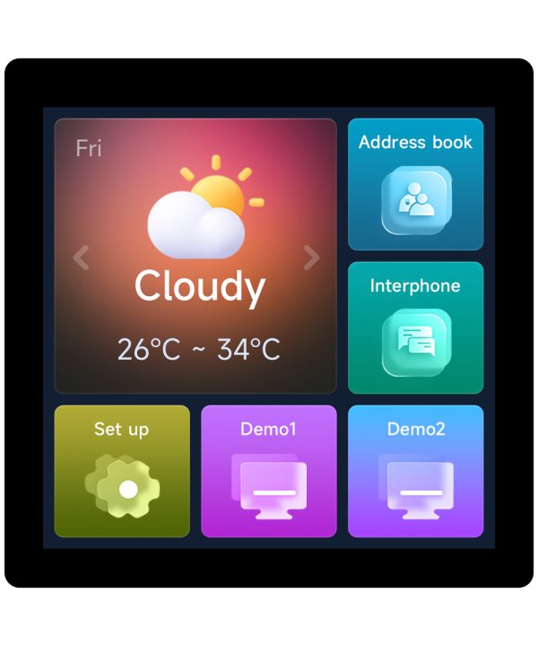 Waveshare ESP32-S3 bảng phát triển màn hình cảm ứng điện dung 4inch, 480 × 480, cảm ứng 5 điểm, bộ xử lý lõi kép 32 bit LX7