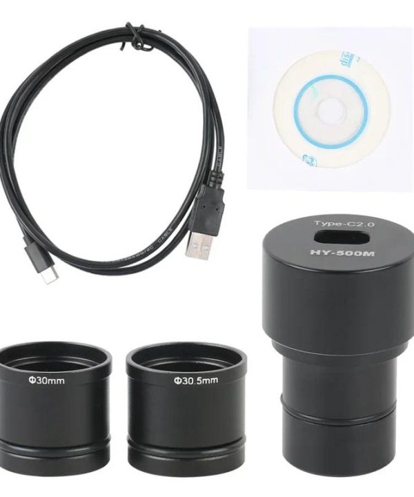 Camera kính hiển vi thị kính kỹ thuật số thông dụng USB 5MP HD Bộ chuyển đổi Kích thước lắp thị kính điện tử 23.2mm 30mm/30.5mm