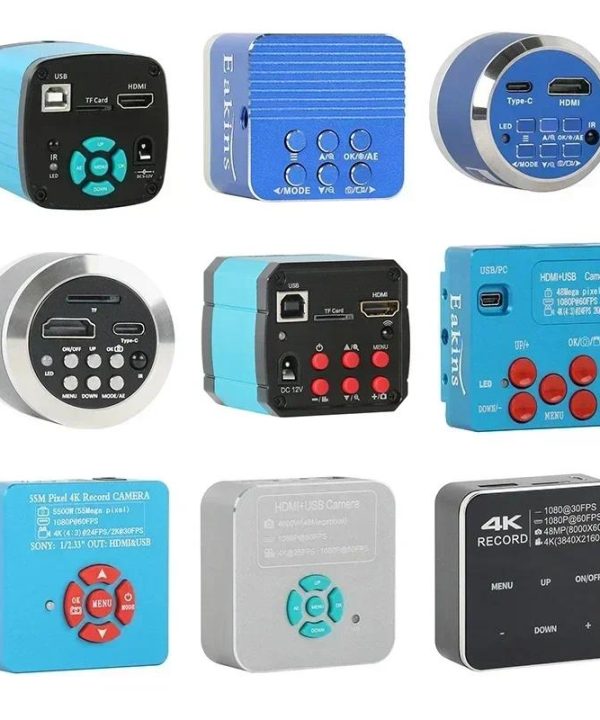55mp 48mp 24MP 60fps 4K HDMI USB Loại C Video kính hiển vi máy ảnh C mount microscopio phòng thí nghiệm điện thoại máy tính bảng BGA IC hàn sửa chữa