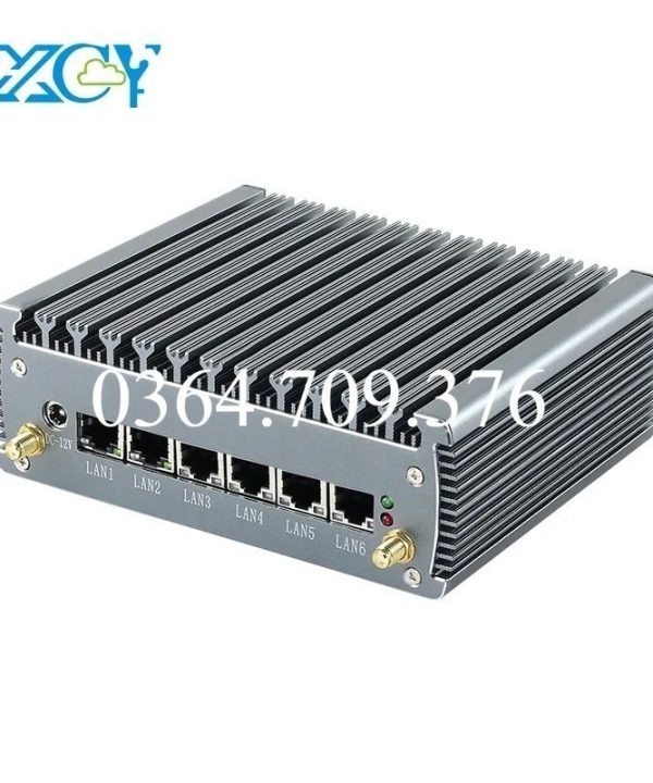 ⊹I5-1135G7 PC mini xcy 4 lõi 8 sợi 6x Lan 2.5g Intel i225v Nic 4x USB RS232 HDMI mini PCIe☯