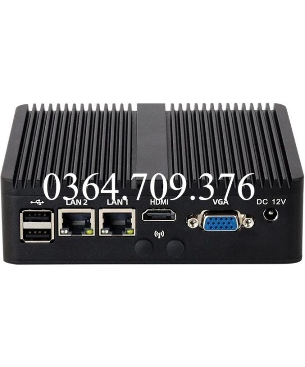 Xcy Industrial Mini PC Intel Celeron j6412 8GB DDR4 512GB M.2 NVMe SSD 2com RS485/232 2 ZR