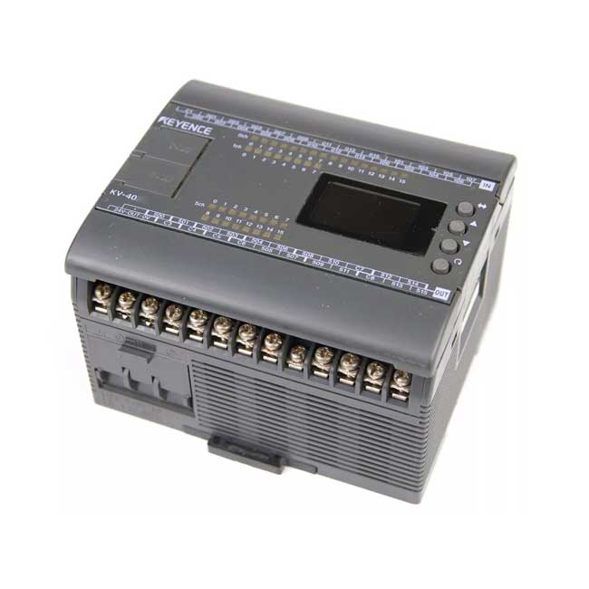 PLC Keyence KV-40DTP (24 in/ 16 out transistor)