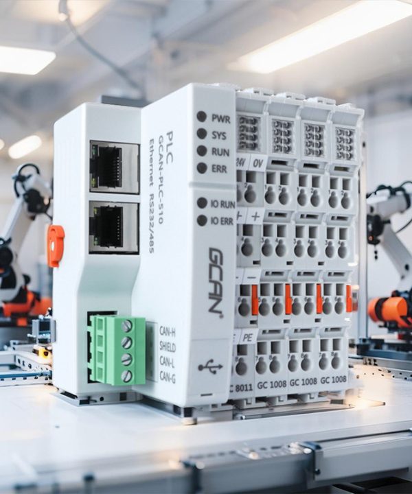 PLC điều khiển GCAN-PLC-510 auto-cấu hình nhiệt độ rộng-40 ℃ ~ 85 ℃ hiệu suất cao 512 IOS