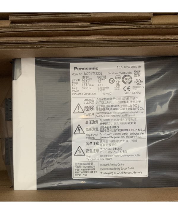 Mcdkt3520e Chính Hãng Trình Điều Khiển Servo Panasonic 750W Thương Hiệu Mới