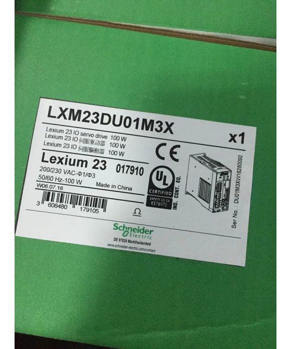 Bộ Điều Khiển Bộ Điều Khiển Servo Schneider 0.1kw Lxm23du01m3x Hoàn Toàn Mới