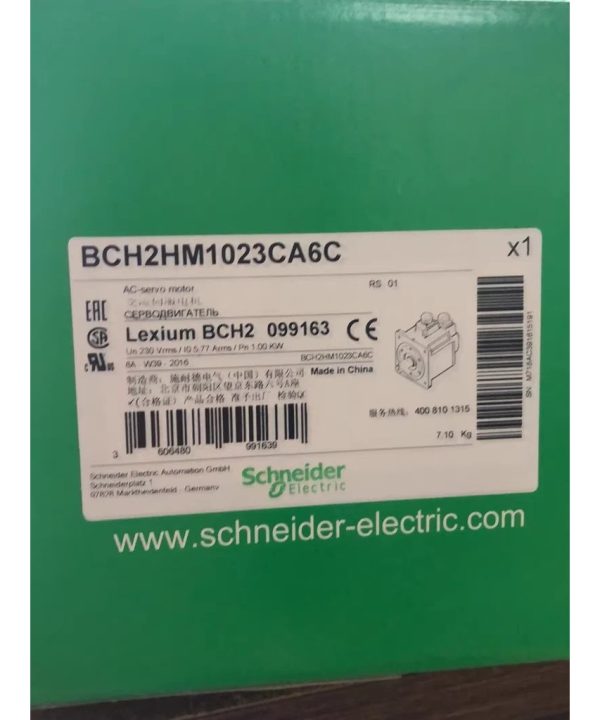 Bch2hm1023ca6c Schneider Servo BCH Động Cơ 1kw Có Phớt Dầu Có Nút Cắm Chuẩn Quân Đội Chính Hãng