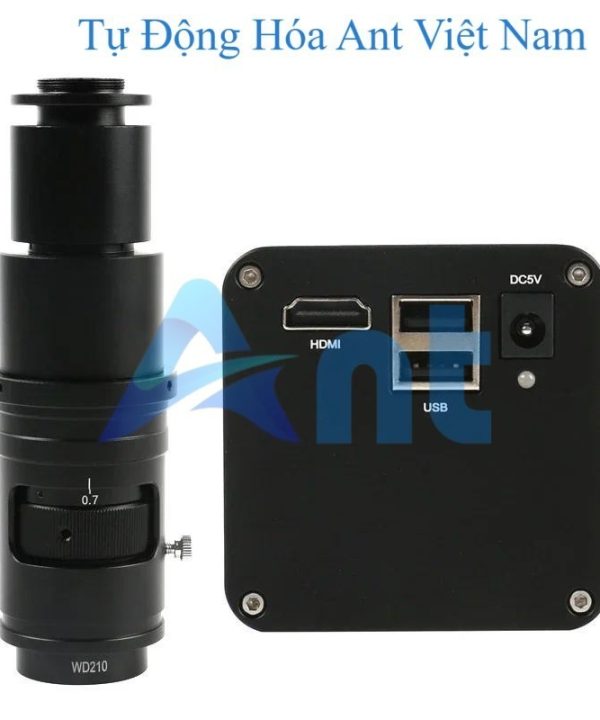 Eakins SONY IMX385 1/1.9" Color CMOS 1080P 60FPS HD HDMI Measurement Video Microscope Camera 160X 320X Parfocal