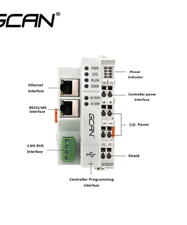 GCAN-PLC-400/510/511 DC24V PLC lập trình logic điều khiển tự động hóa công nghiệp bảng điều khiển