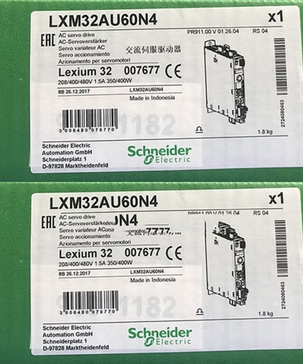 Lxm32au60n4 Bộ Điều Khiển Servo Schneider Lxm32au60n4 Hoàn Toàn Mới