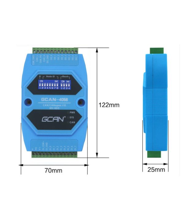 New Giao diện CAN/canopen di/do mô-đun thu thập dữ liệu cho hệ thống điều khiển tự động hóa công nghiệp