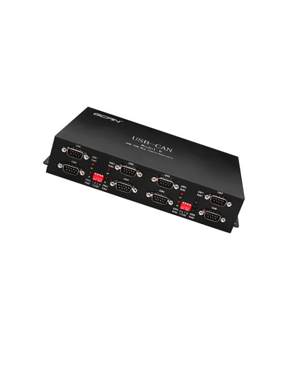 New Gcan Bộ phân tích can bus 8 kênh USB sang hộp can hộp canopen mô-đun usbcan 8