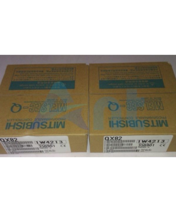 Bộ Lập Trình Mô-đun PLC Dòng Mitsubishi Q Hoàn Toàn Mới | Qx82 | ĐẦU Nối Cực Âm Chung 24VDC 64 Điểm