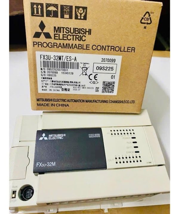 FX3U-32MT/ES-A Bộ lập trình PLC Mitsubishi FX3U-32MR/ES-A New
