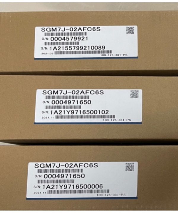 Yaskawa 200W Động Cơ SGM7J-02AFC6S Hoàn Toàn Mới