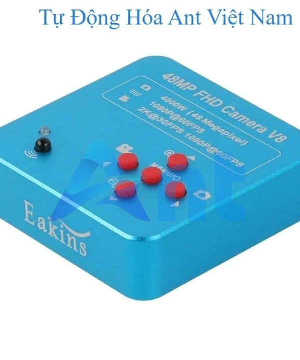 Eakins 48MP 2K 1080P HDMI UBS Video Microscope Camera 100X 130X 180X 200X 300X 500X Monocular Lens 56 LED Light