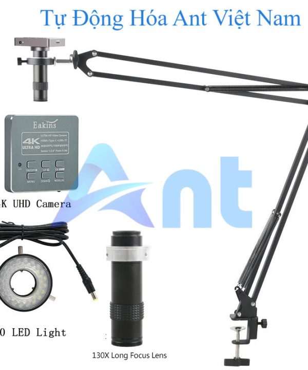 Eakins UHD 4K Industrial HDMI Type C Microscope Camera 1-130X C-mount Lens Infinitely Far Work