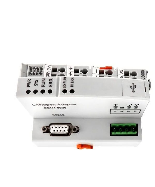 Canopen Bộ chuyển đổi GCAN-IO-8000 nô lệ IO Bộ ghép nối nô lệ PLC mở cổng mô đun CAN mở rộng