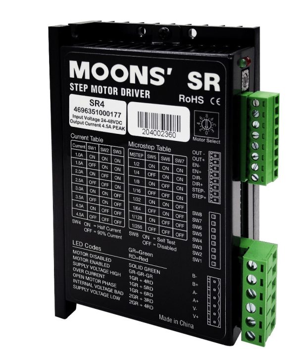 Bộ điều khiển động cơ bước MOONS' SR4 New